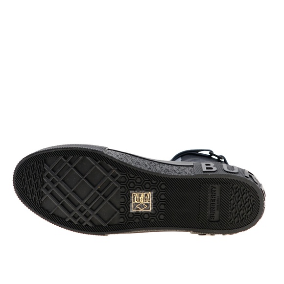 Burberry Knitted Stretch Nylon Sub High-Top Sneakers Ankle Boots Size 12 New - Picture 5 of 6